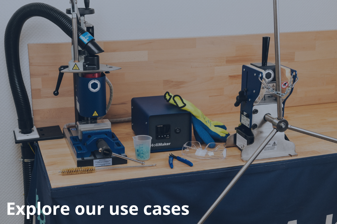 HoliPress 16+ and HoliShred - access to our use cases